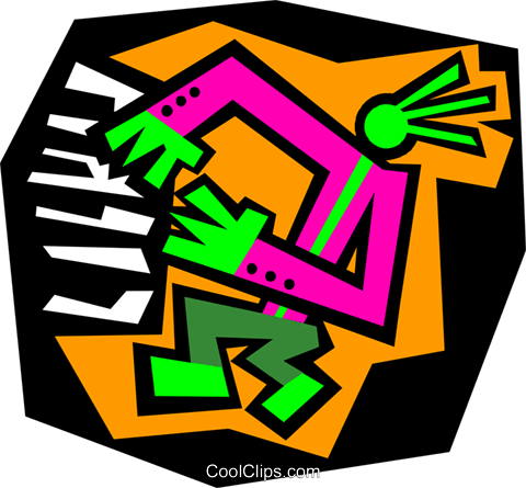 Figure Playing Piano Royalty Free Vector Clip Art Illustration - Figure Playing Piano Royalty Free Vector Clip Art Illustration (480x445)