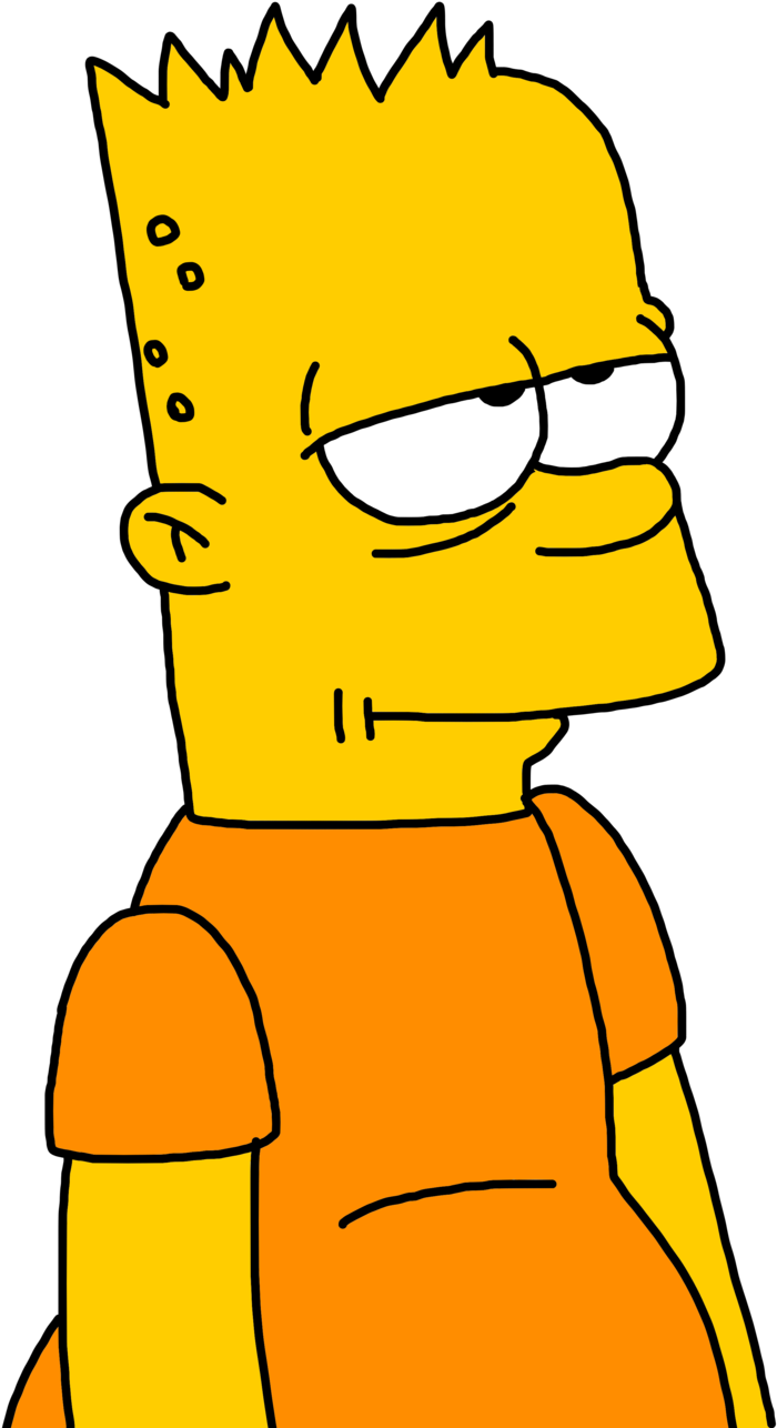 Middle Aged Bart By Marcospower1996 Middle Aged Bart - Bart Simpson (1600x1600)
