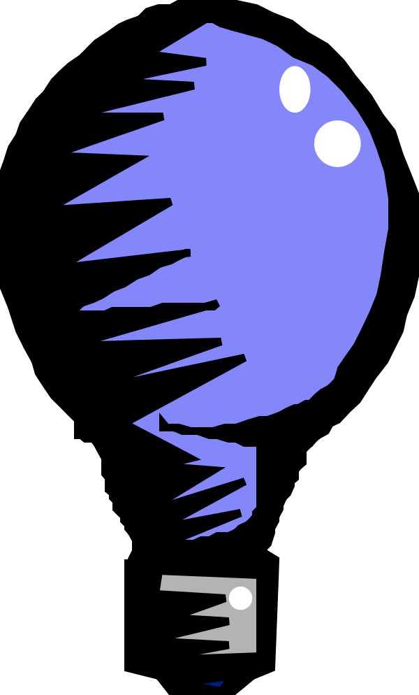 Light Bulb Sketch - Light Bulb Clip Art (600x994)