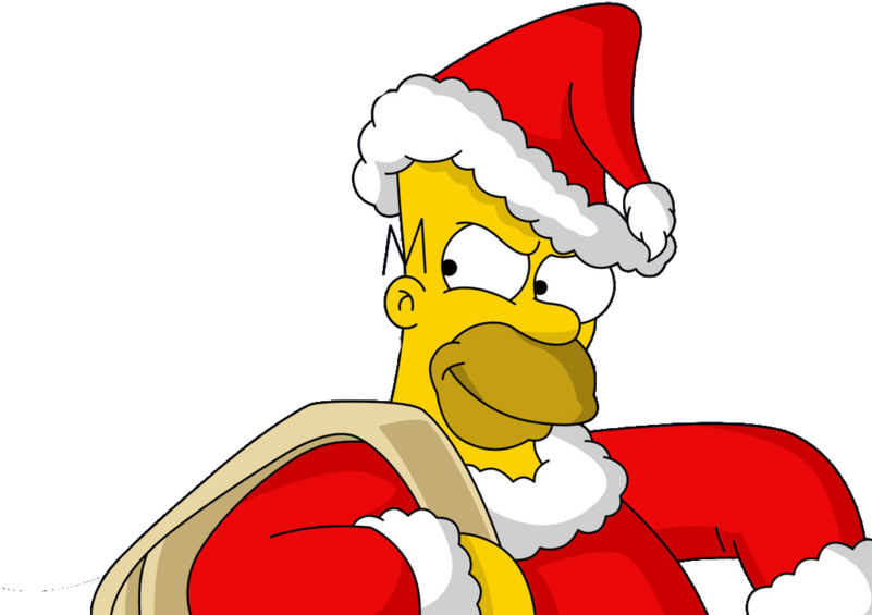 Santa Claus - Santa Simpson (800x600)