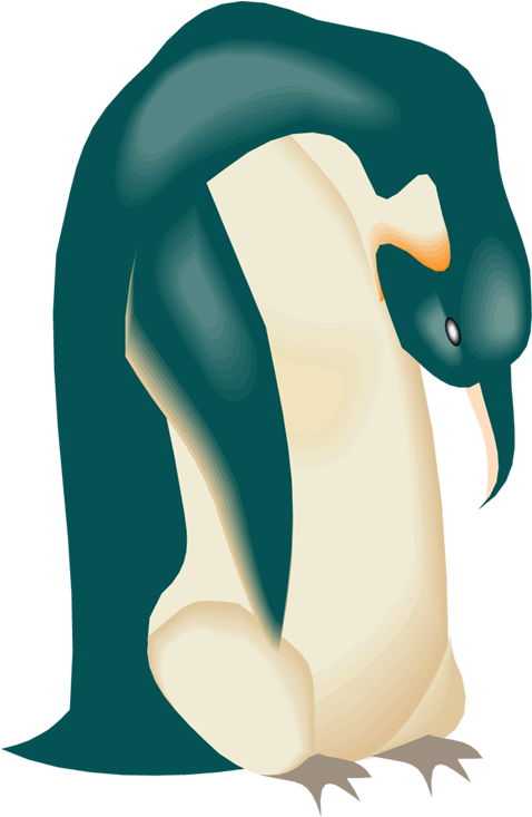 Penguin Clipart - Penguin (484x750)
