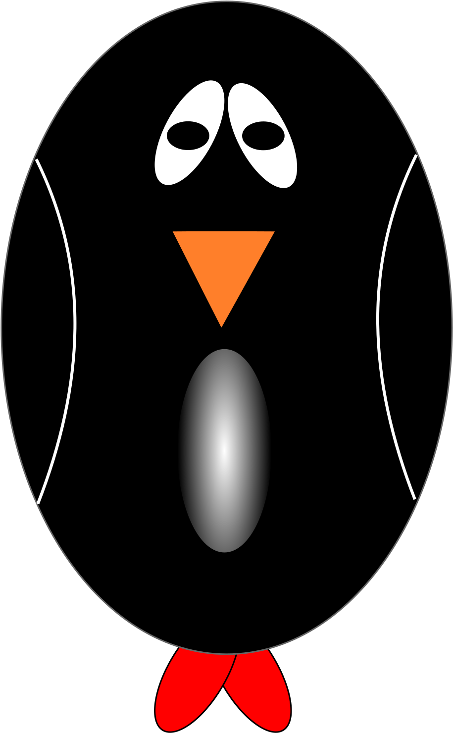 Nature Penguin Clipart - Clip Art (2400x2400)