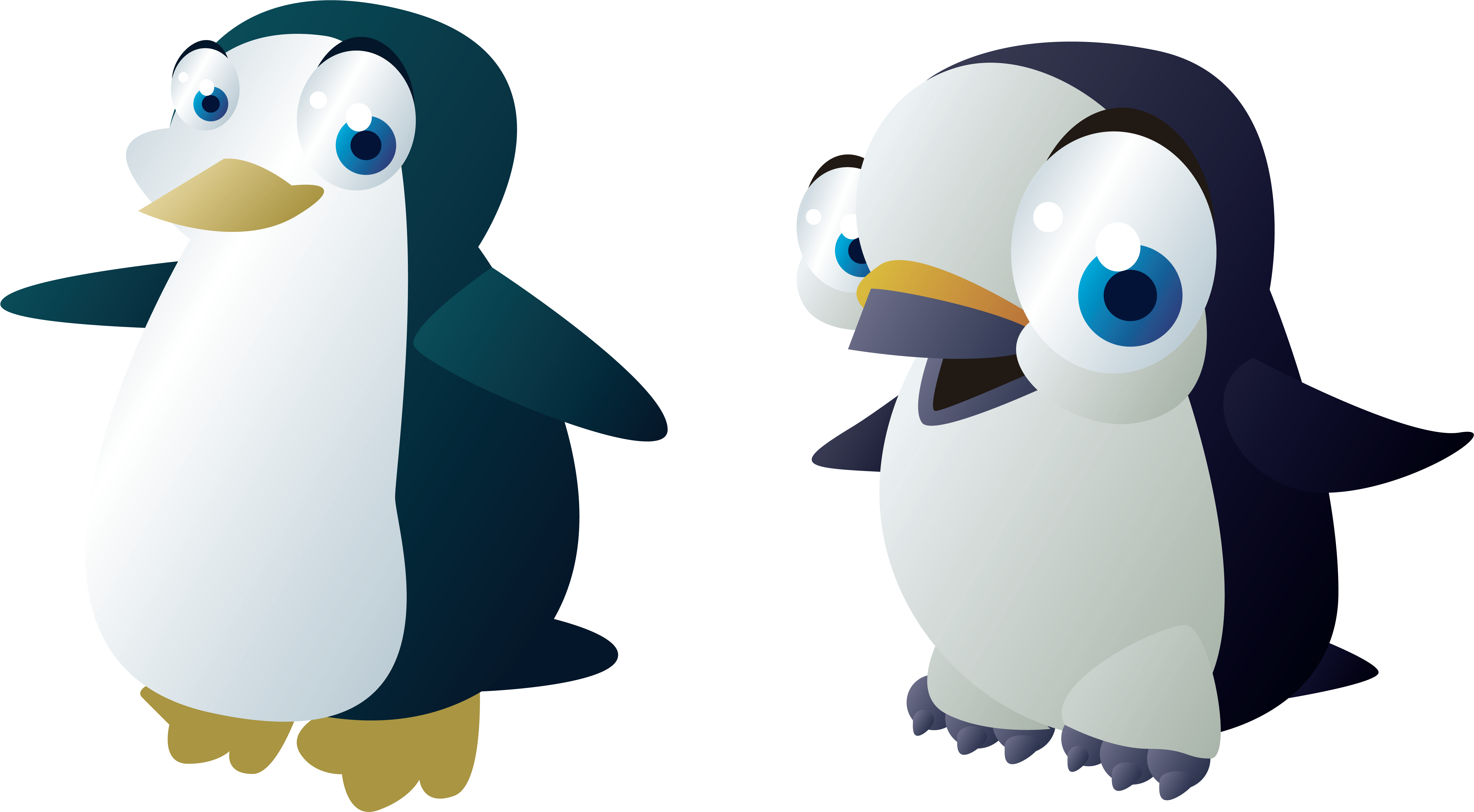 Картинка В Png - Vector Christmas Animals Mousepad (6537x3422)