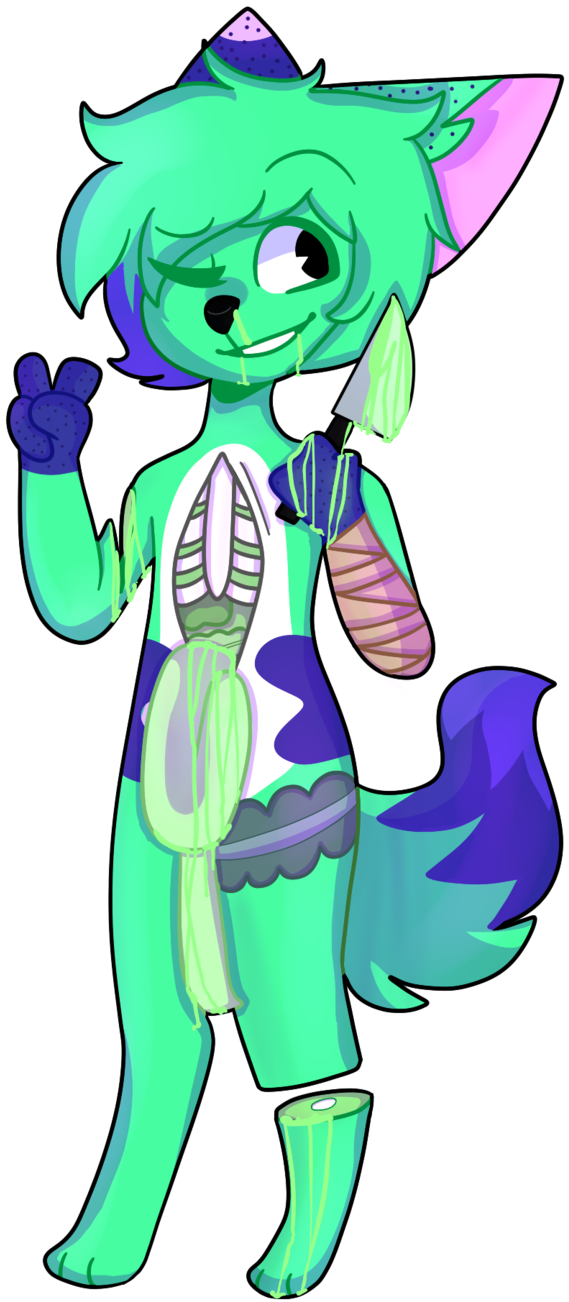 Spread My Insides Out Ill Start A Fire By Galaxywolf122 - Cartoon (609x1312)