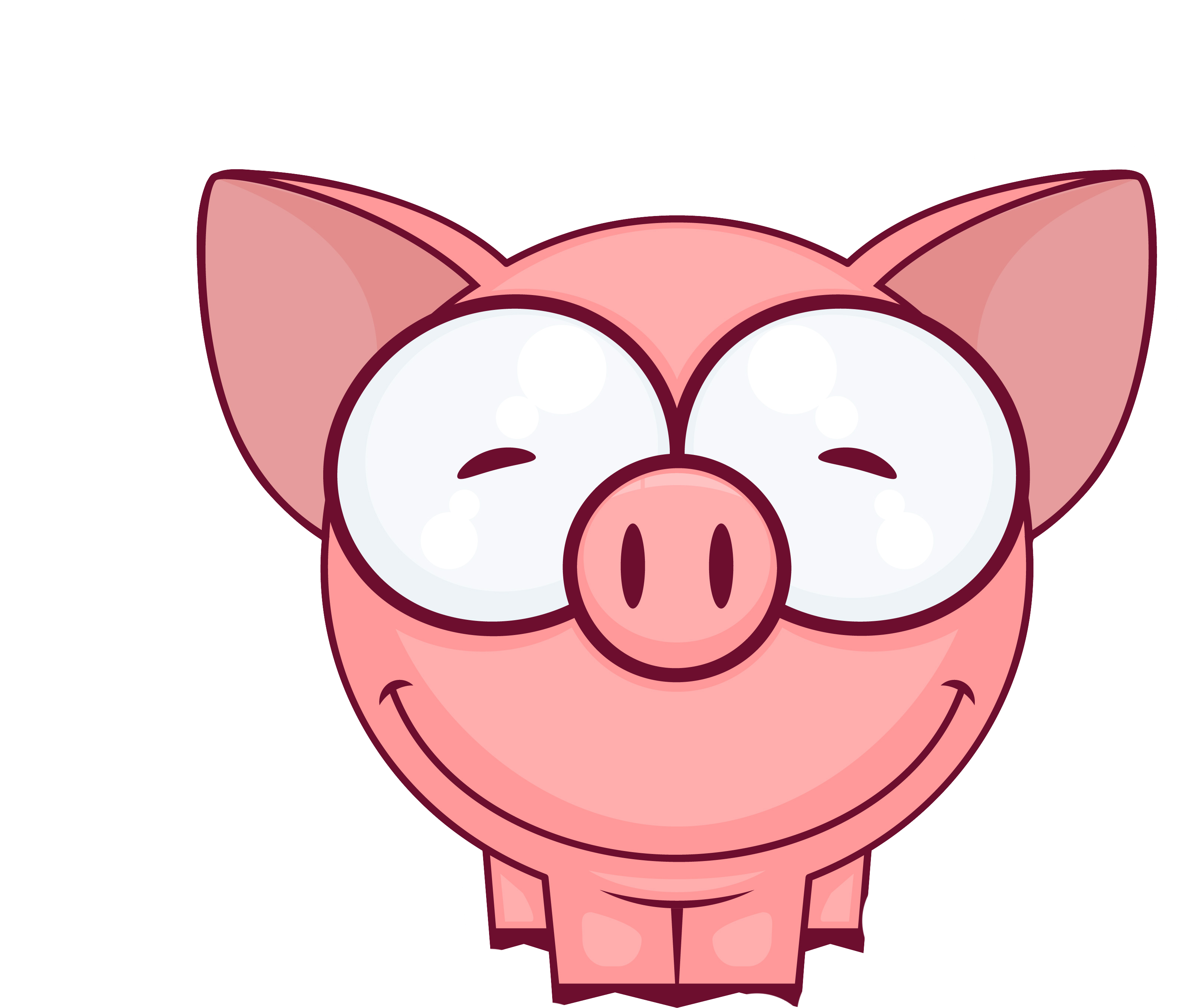 Droid Razr Hd Desktop Wallpaper Android Panda Bubble - Cute Cartoon Wall Mural - Love (3544x3048)