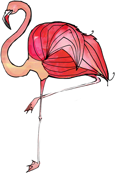 Get In Touch - Greater Flamingo (400x617)