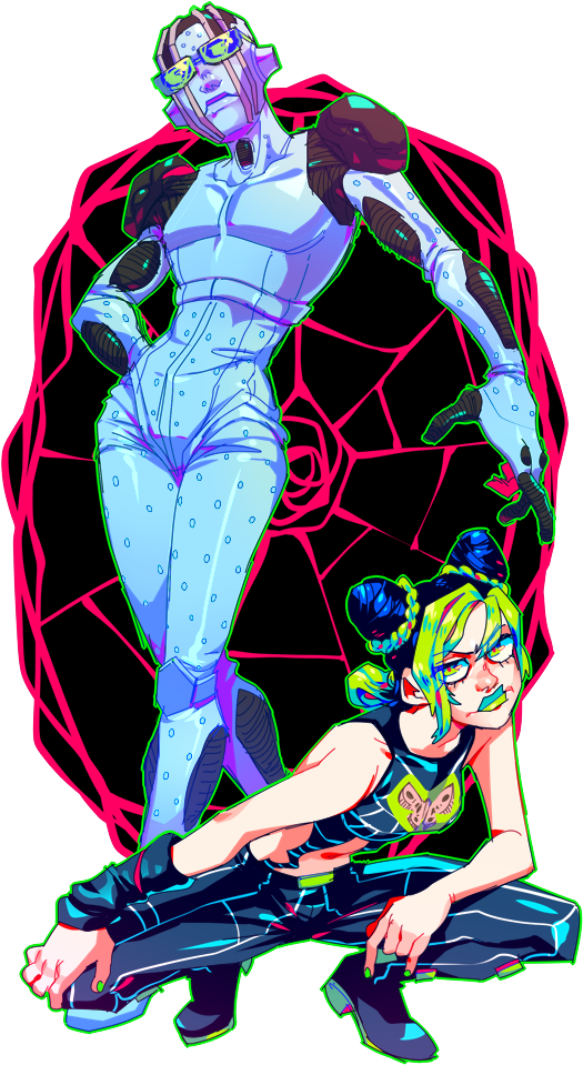 Fictional Character - Jojo's Bizarre Adventure Stone Free (800x1000)