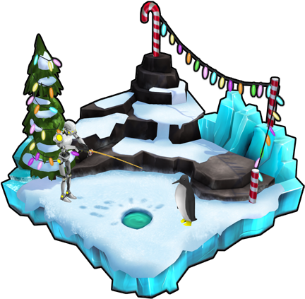 Holiday Penguin Scene - Illustration (512x512)