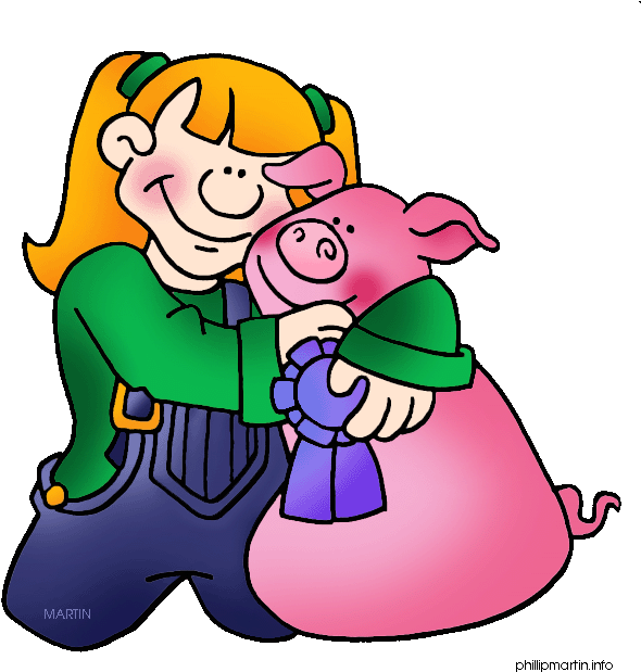 Food Clip Art By Phillip Martin, Pork - 4 H Clip Art (643x648)