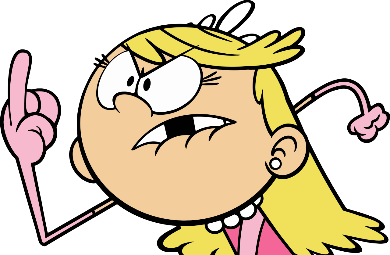 Rude Gesture Lola Loud - Lola Loud Vector (1280x836)