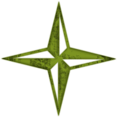 4 Point Star Clipart - 4 Pointed Star Flag (512x512)