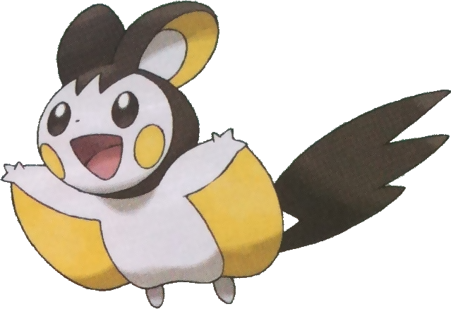 Pokemon Black & White Pikachu Pachirisu Pokémon Black - Emolga Evolution (639x438)