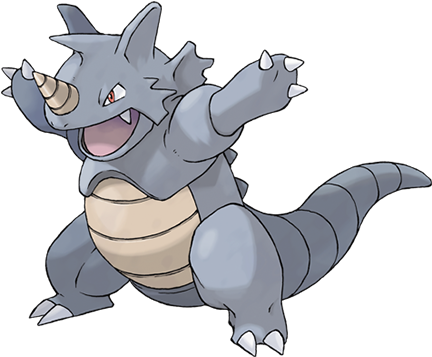Black And White Season - Rhydon Pokemon (475x475)