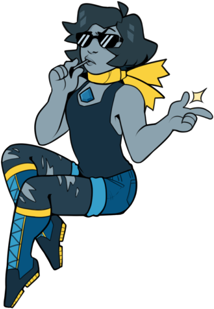 Blue Topaz, Otherwise Known As Rude Topaz - Cartoon (500x643)