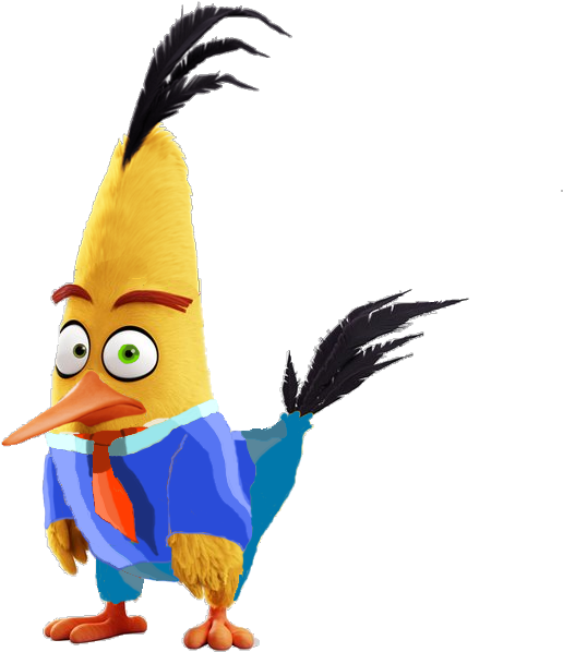 Chuck The Birdman In Angry Birds Movie By Angrygal - Angry Birds Movie Chuck (674x678)