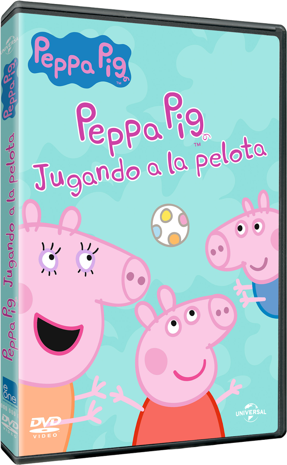 Jugando A La Pelota - Peppa Pig-schweinchen In Der Mitte Dvd (1051x1600)