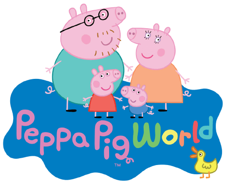 Fotos Peppa Pig - Peppa Pig World Logo (464x378)