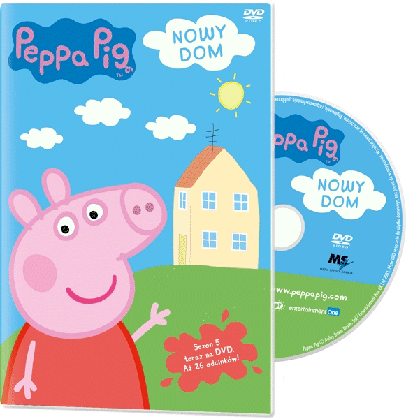 Świnka Peppa Dvd Nowy Dom - Peppa Pig (581x600)