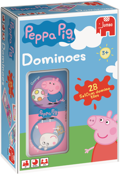 Peppa Pig Toys Cyprus - Jumbo Peppa Pig Dominoes Game (480x677)