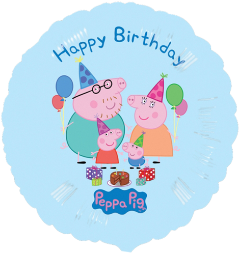 Personalised Peppa Pig Your Child S Birthday Party - Happy Birthday Peppa Pig (500x500)