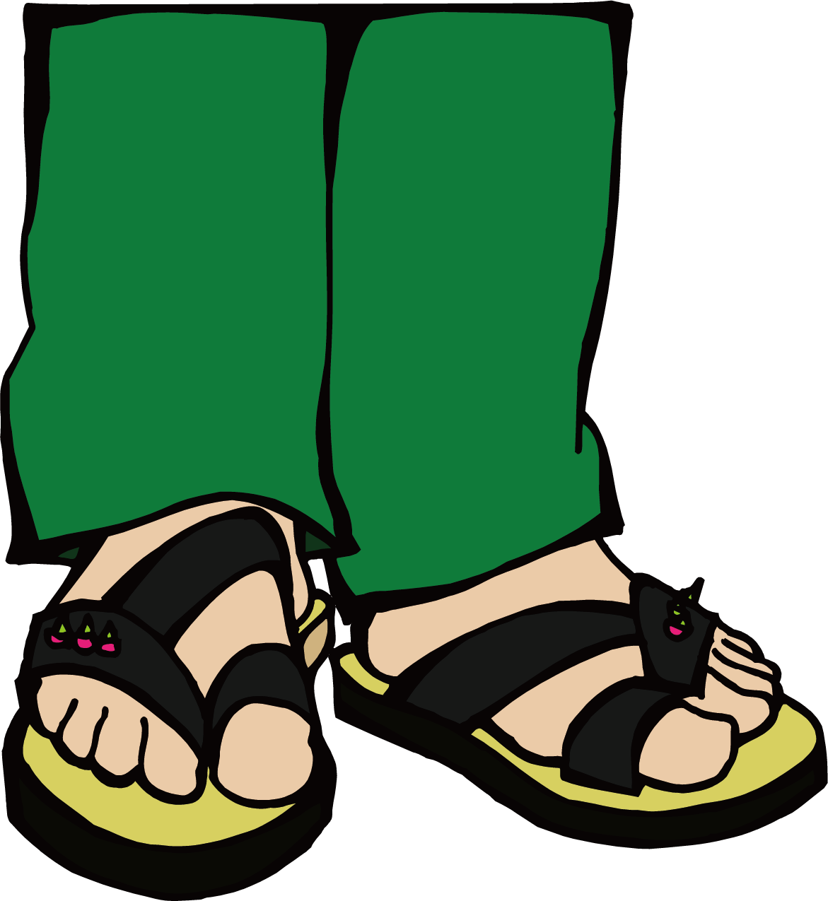Sandal Clipart Vector - Clip Art (1171x1275)