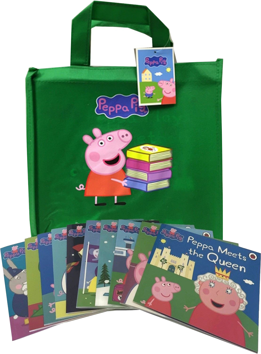 #peppa - Peppa Pig Collection 10 Books Set (1107x1504)