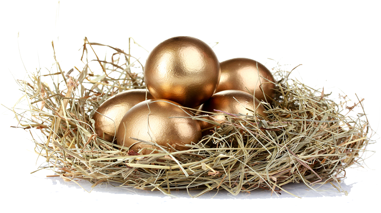 Full Control - Golden Eggs With Nest Logo (840x625)