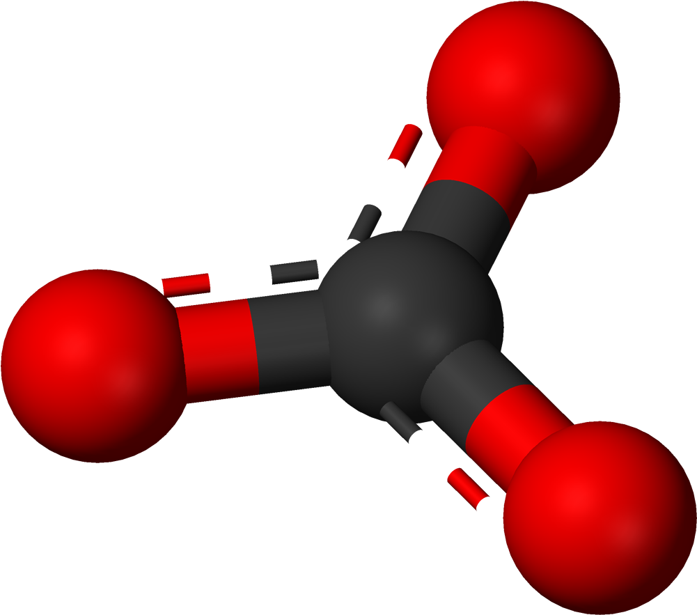 Carbonate 3d Balls - Ball And Stick Model Of Lithium (1100x982)