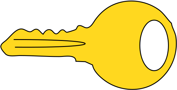 Key Cliparts - Key Clipart Png (680x340)