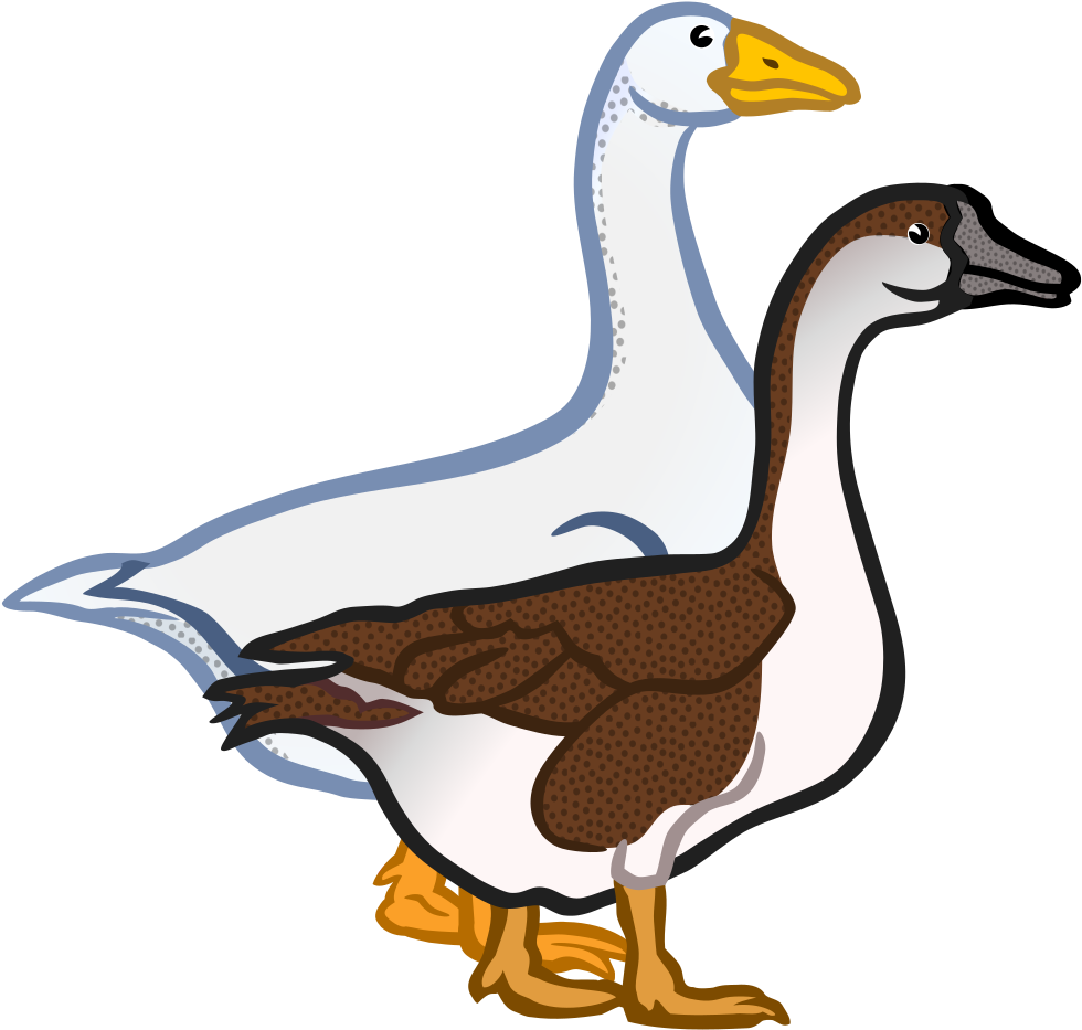 Clip Art Details - Geese Clipart (1000x969)
