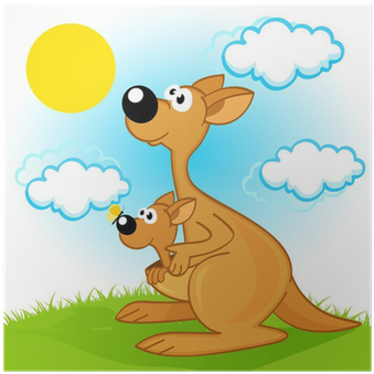 Bebek Ile Anne Kanguru - Kangaroo (400x400)