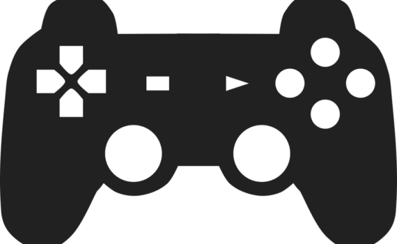 Building An Arcade Machine With A Raspberry Pi - Playstation Silhouette (570x350)