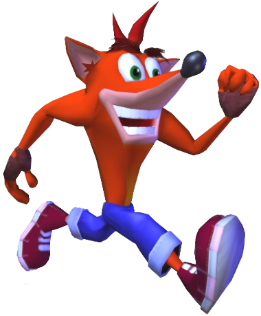 Popular Video Game Characters - Crash Bandicoot The Wrath Of Cortex Crash (380x460)