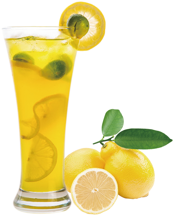 Juice Lemon Balm Extract Fruit - Lemon Tea Png (838x923)