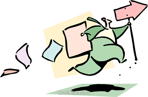 Going In A New Direction Royalty Free Vector Clip Art - Management (480x316)