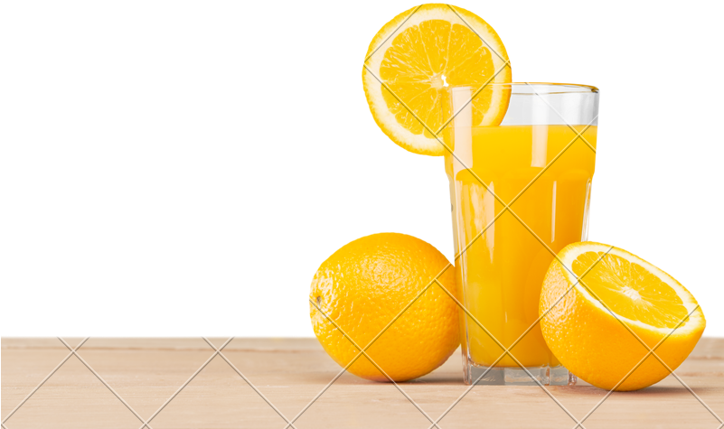 Fresh Orange Juice On Wooden Table Over Grunge Background - Orange Drink (800x494)