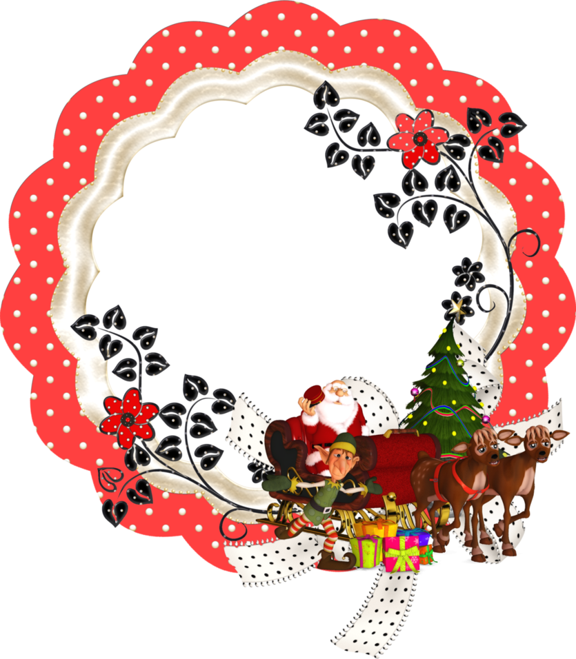 Merry Christmas Frame By Mysticmorning - Frames Merry Christmas Png (835x956)