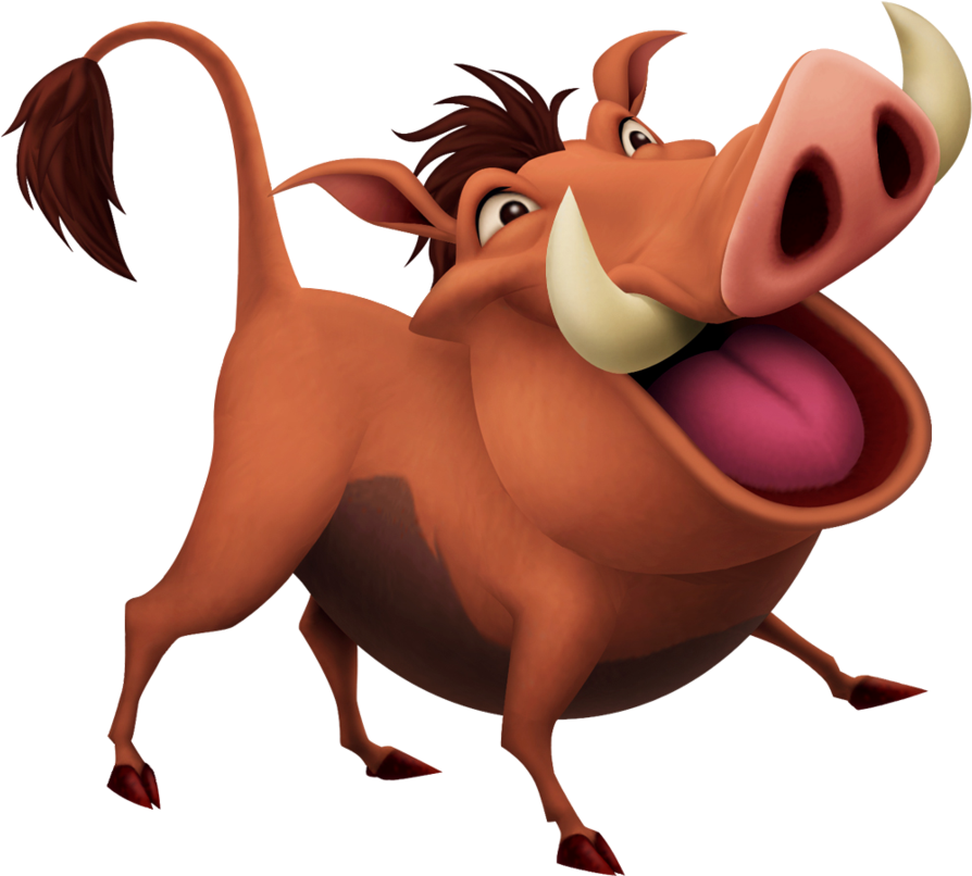 Pumbaa In 3d By Jamnetwork - Kingdom Hearts Pumbaa (913x875)