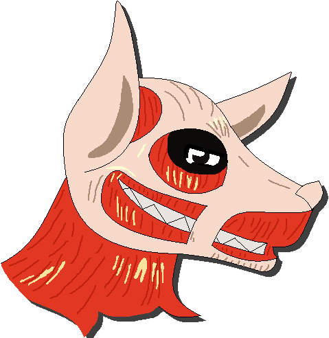 Colossal Titan Wolf By Thegalaxypanda - Gray Wolf (542x497)