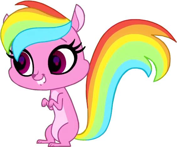 Lps Multi Colored Stripe Vector By Varg45 - Мультяшные Лпс (613x650)