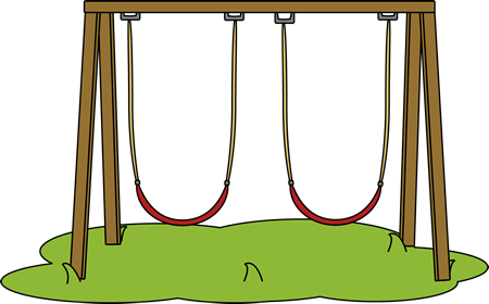 Recess Clip Art - Swings Clipart (450x280)