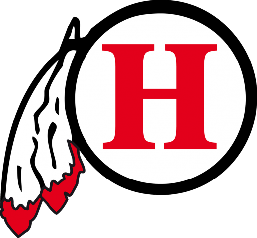 Teams With The Chiefs Team Name - Huron High School Logo (517x480)