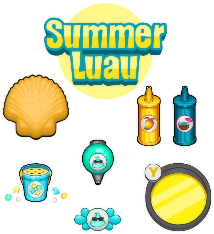 Summer Luau By Mokamizore97 - Papa Louie Cupcakeria Summer Luau (800x800)