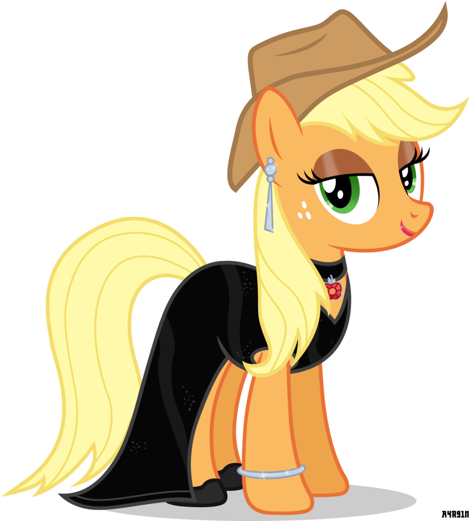 Applejack, Applejack's Hat, Artist - My Little Pony Applejack Dress (925x1024)