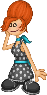Papa's Freezeria Stickers Messages Sticker-5 - Papa Louie Ivy (408x408)