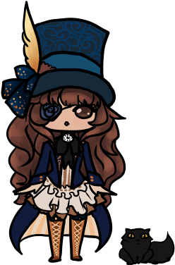 Fancy Chibi By Nettosanne - Cartoon (300x405)