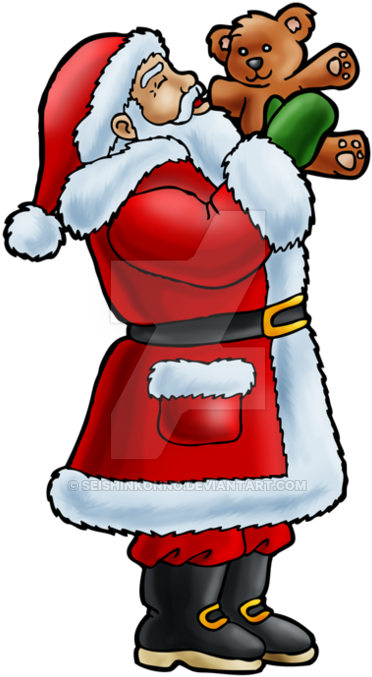 Papa Noel By Seishinkonno - Cartoon (400x697)