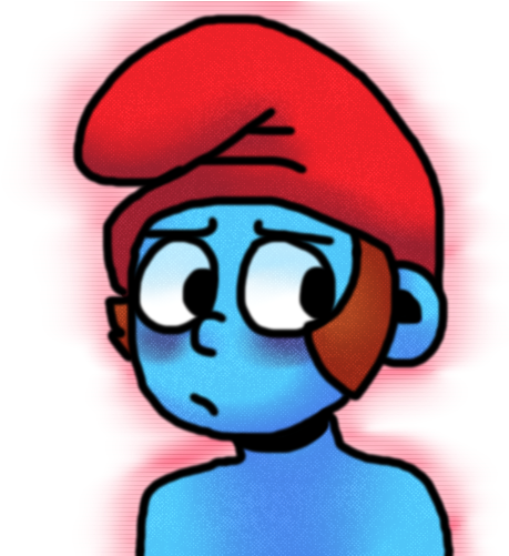 Young Papa Smurf By Tairusuku - Papa Smurf Young (500x500)