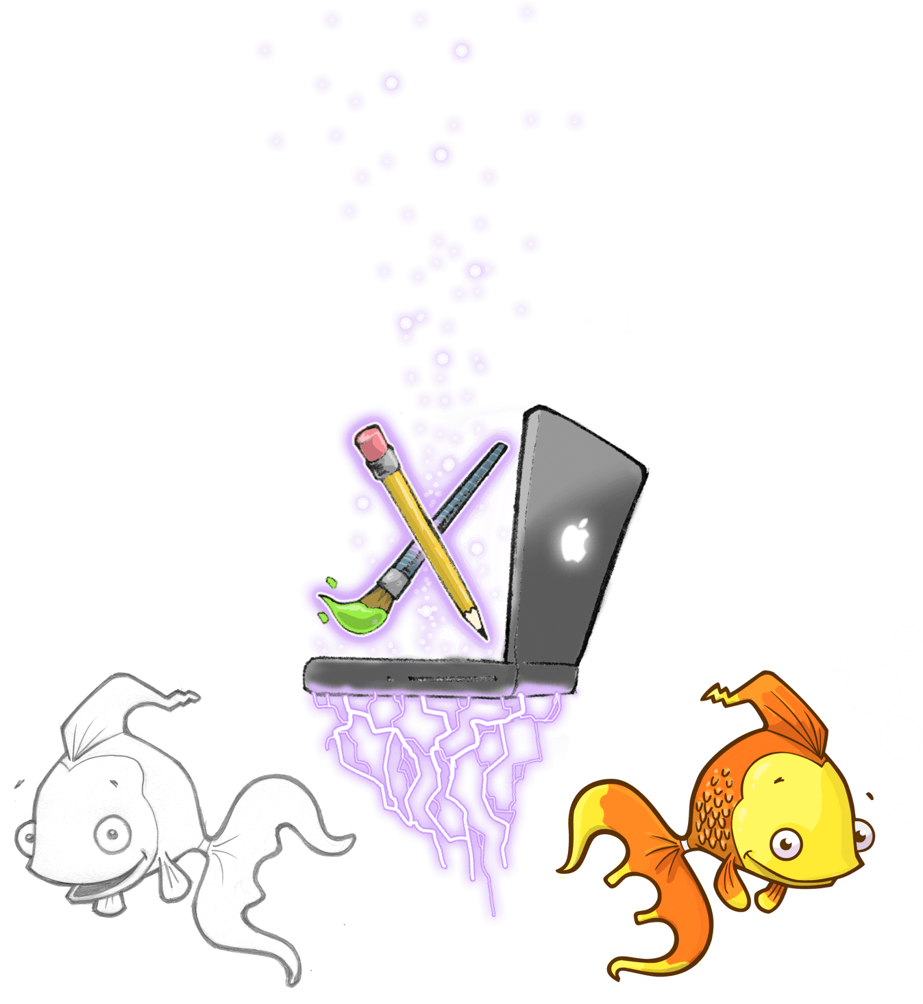 We Can Give Your Business A Lot Of Character - Cartoon (1360x1476)