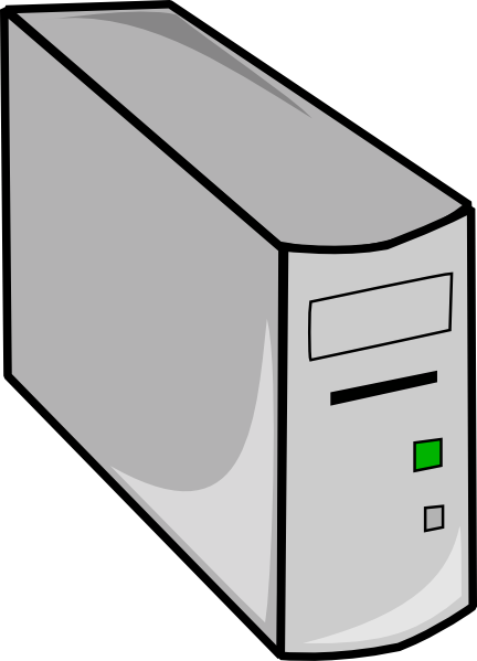 Free Vector Tower Desktop Pc Clip Art - Hardware Computer Clip Art (900x1248)